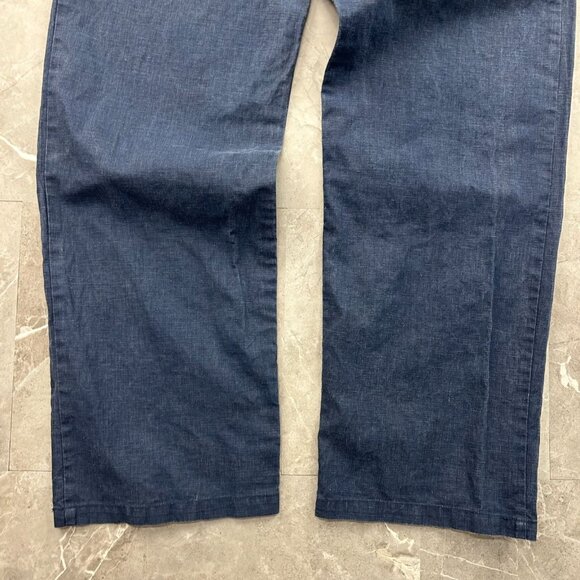 Vintage Rocawear Pants Mens 34 Linen Baggy Loose Embroidered Hip Hop Rap Jay Z - Picture 3 of 13